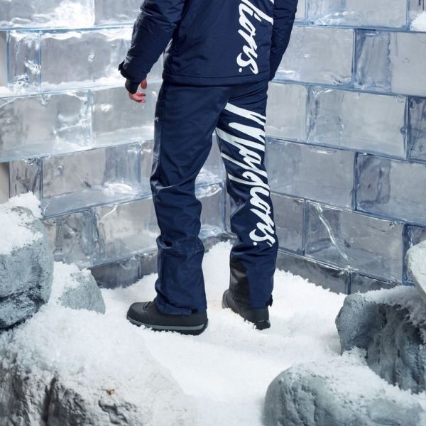 Malelions Ski Polar Broek Navy