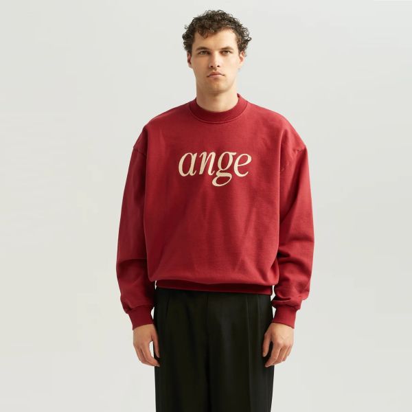 ANGE Projects Logo Sweater Rood