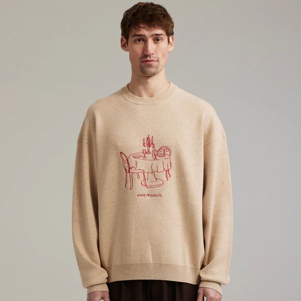 Ange Projects Bistro Knit Sweater Beige
