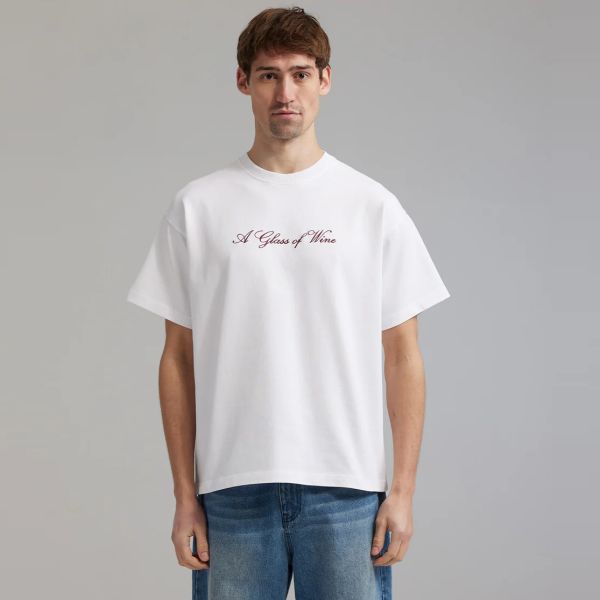 Ange Projects GOW Script T-shirt Wit