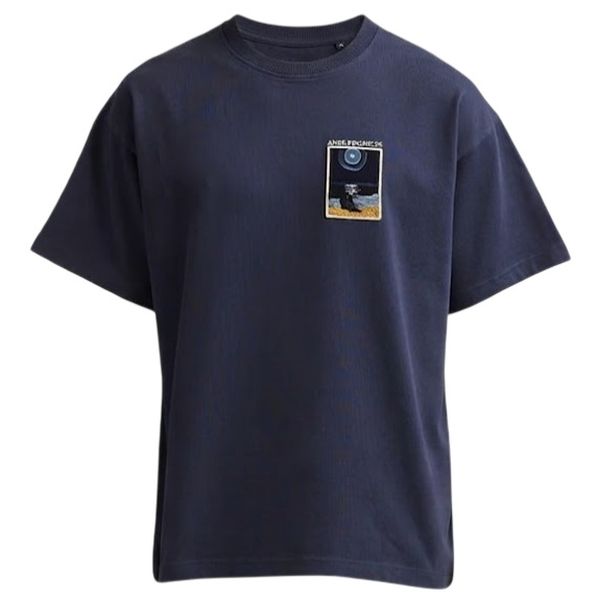 Ange Projects Night Beach Patch T-shirt Navy