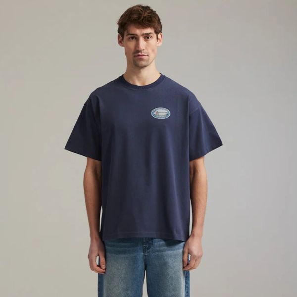 Ange Projects Summer Poem T-shirt Navy