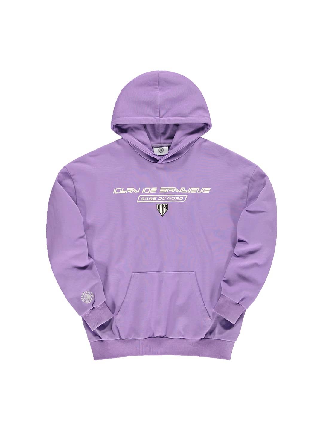 Banlieue Gare Du Nord Hoodie Paars