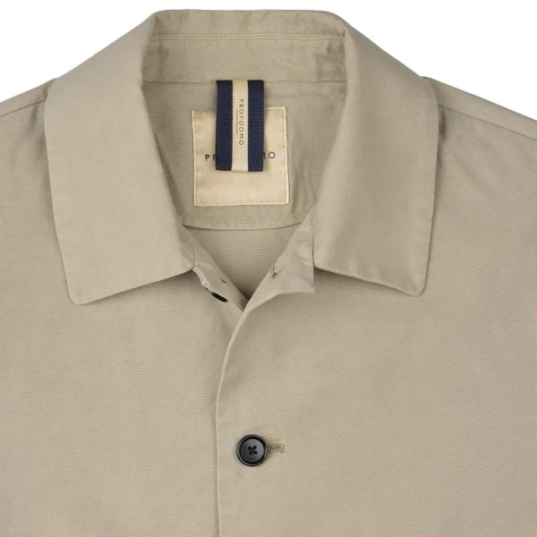 Profuomo Normal Fit Overshirt Beige