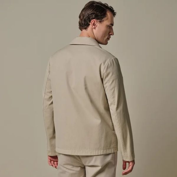 Profuomo Normal Fit Overshirt Beige