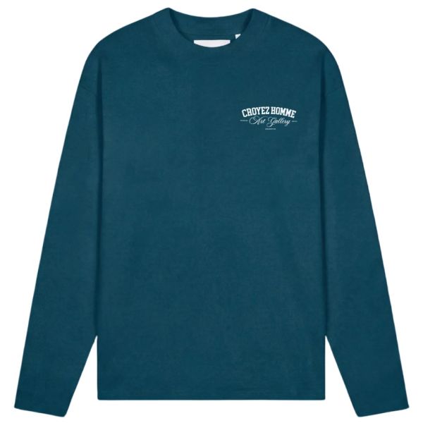 Croyez Art Gallery Longsleeve T-shirt Donker blauw