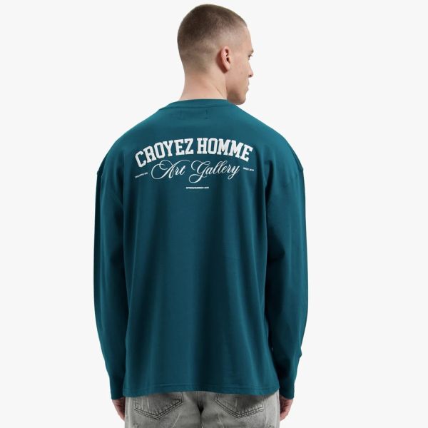 Croyez Art Gallery Longsleeve T-shirt Donker blauw