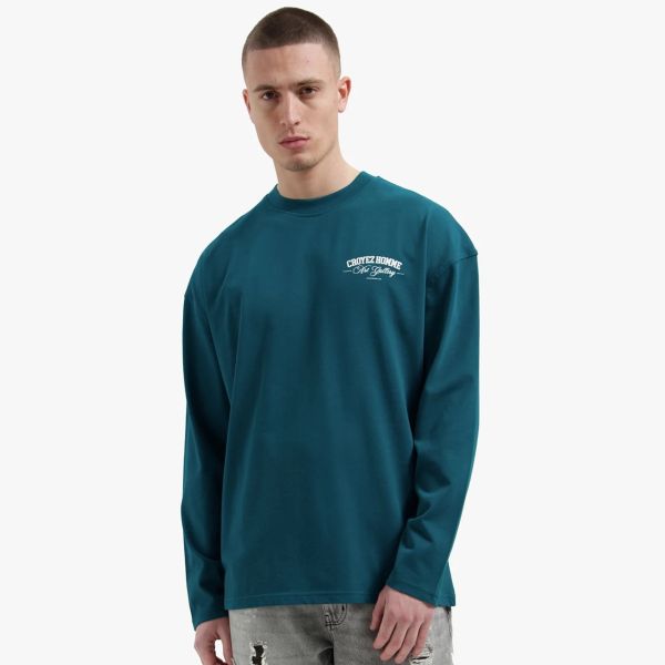 Croyez Art Gallery Longsleeve T-shirt Donker blauw