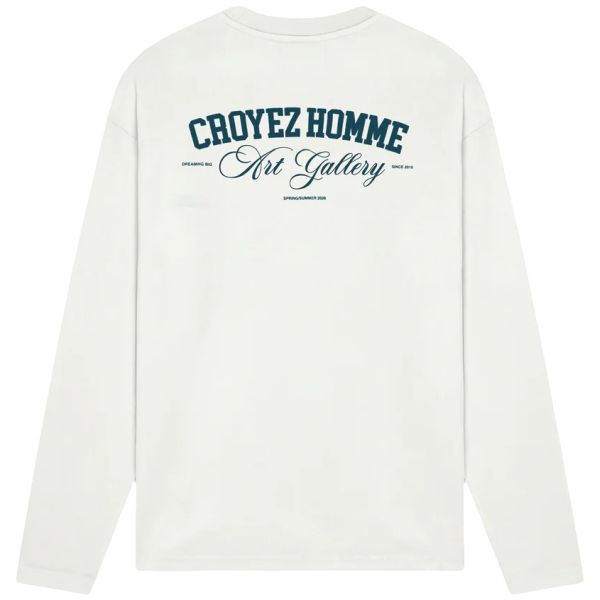 Croyez Art Gallery Longsleeve T-shirt Off White