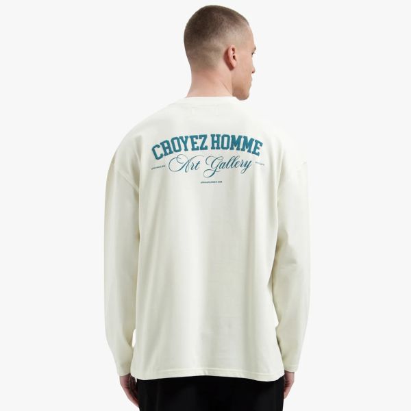 Croyez Art Gallery Longsleeve T-shirt Off White