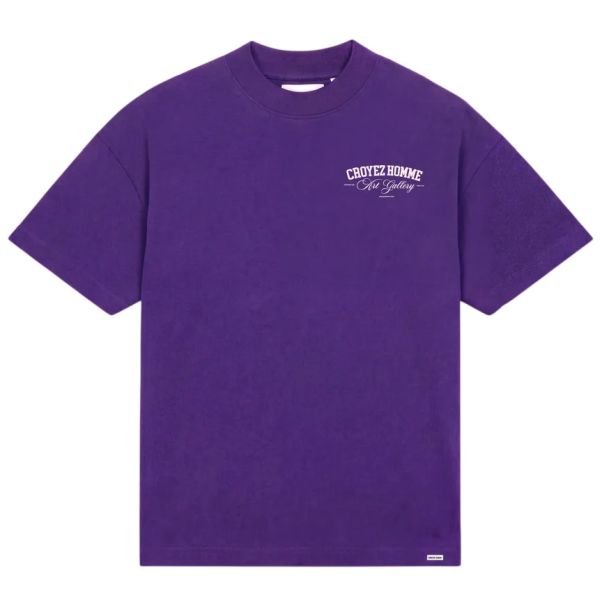 Croyez Art Gallery T-shirt Paars