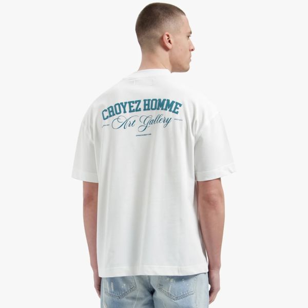 Croyez Art Gallery T-shirt Wit