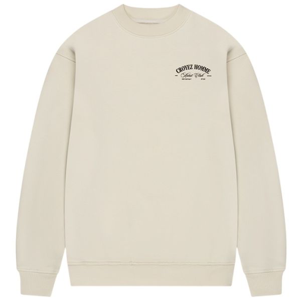 Croyez Artist club sweater Beige