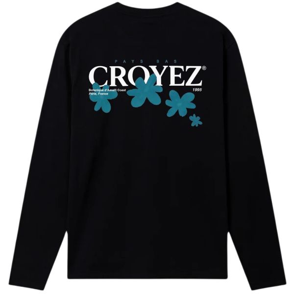 Croyez Botanique Longsleeve T-shirt Zwart
