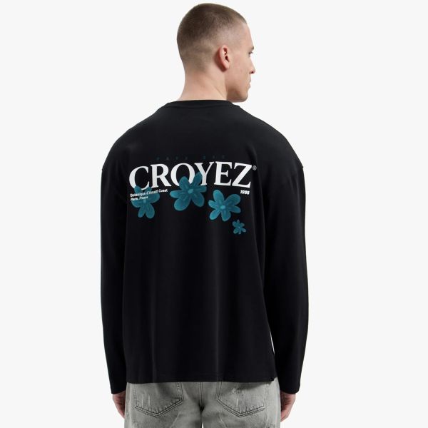 Croyez Botanique Longsleeve T-shirt Zwart
