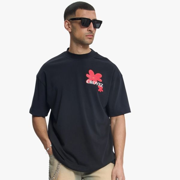 Croyez Botanique T-shirt Zwart