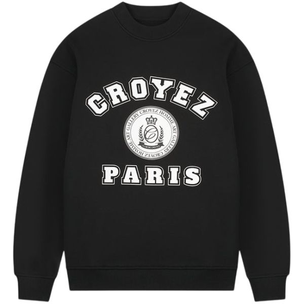 Croyez Bouclier Sweater Zwart