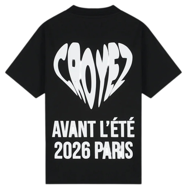 Croyez Classique T-shirt Zwart