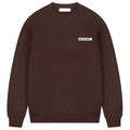 Croyez Etiquette Knit Sweater Bruin
