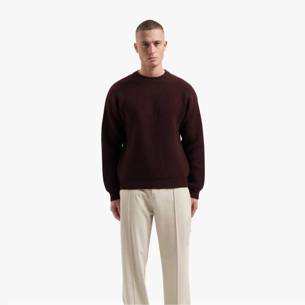 Croyez Gallery Knit Sweater Bordeaux