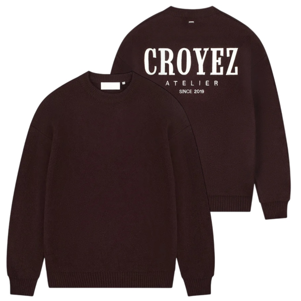 Croyez Gallery Knit Sweater Bordeaux