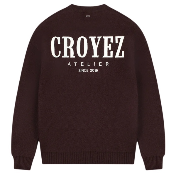 Croyez Gallery Knit Sweater Bordeaux