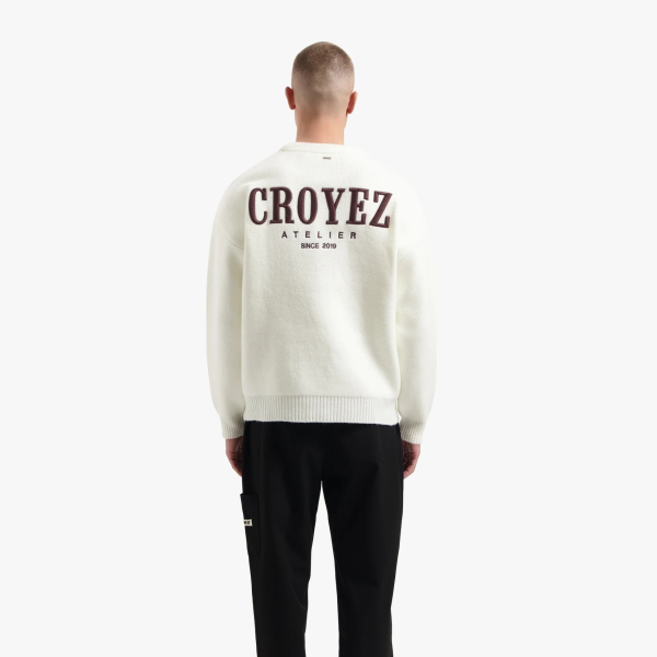 Croyez Gallery Knit Sweater Off White