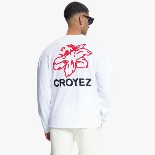 Croyez Gardener Longsleeve T-shirt Wit/Rood