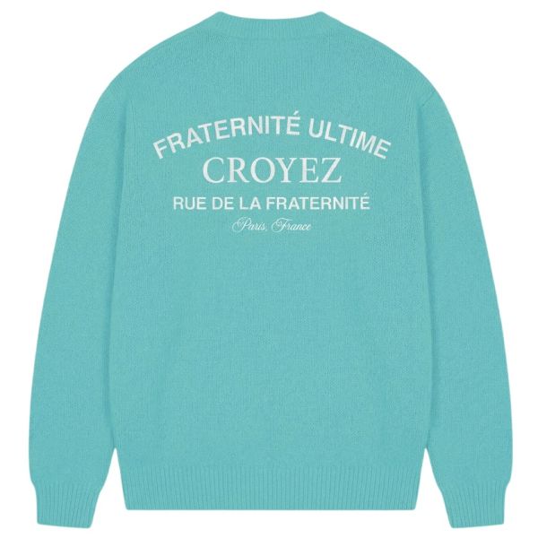Croyez Original Fraternité Knit Sweater Blauw