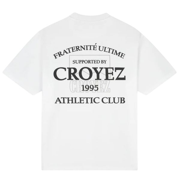 Croyez Overlay Fraternité T-shirt Wit
