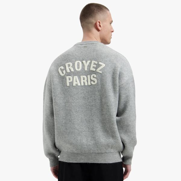 Croyez Paris Knit Sweater Grijs