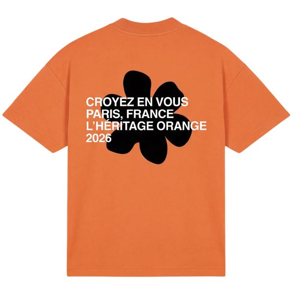 Croyez Silhouette T-shirt Oranje