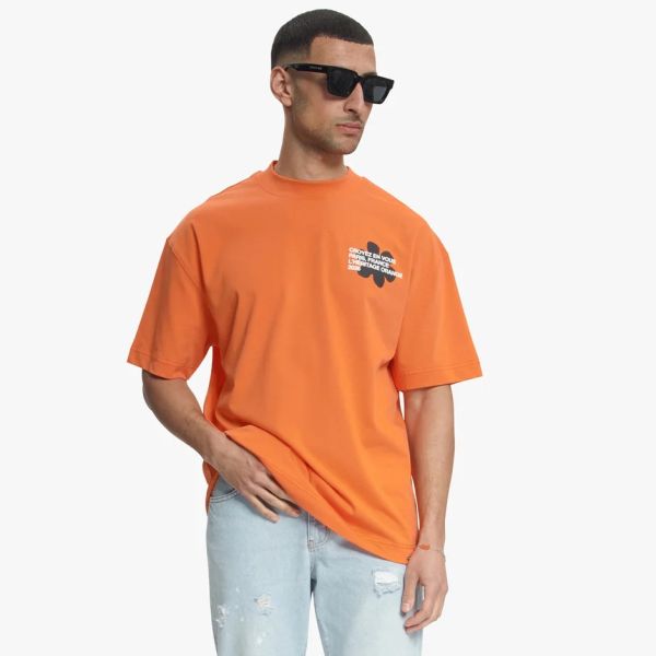 Croyez Silhouette T-shirt Oranje