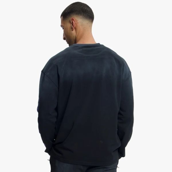 Croyez Sprayed Atelier Longsleeve T-shirt Zwart