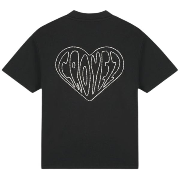 Croyez Stitched Heart T-shirt Black