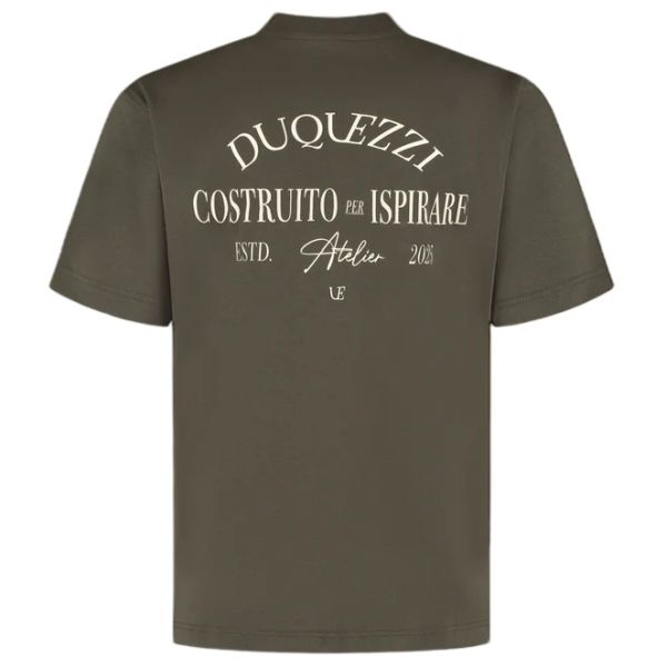 Duquezzi Costruito T-shirt Donker Groen