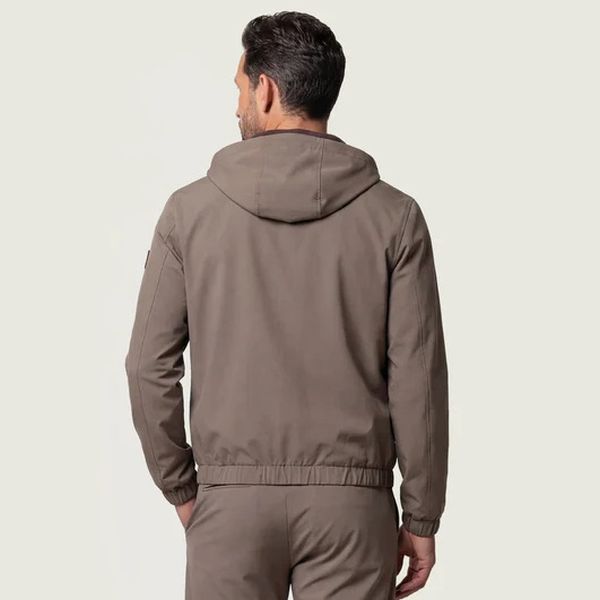 Duquezzi Hooded Reversible Bomber Jack Bruin
