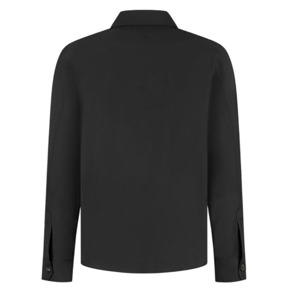 Duquezzi Wool Blend Overshirt Zwart