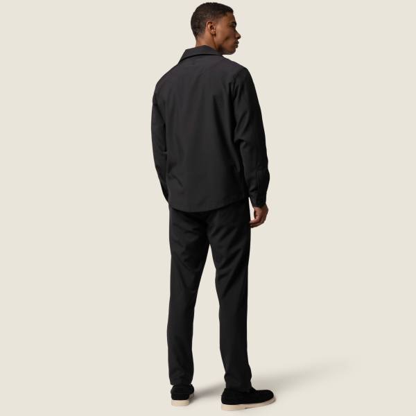 Duquezzi Wool Blend Overshirt Zwart