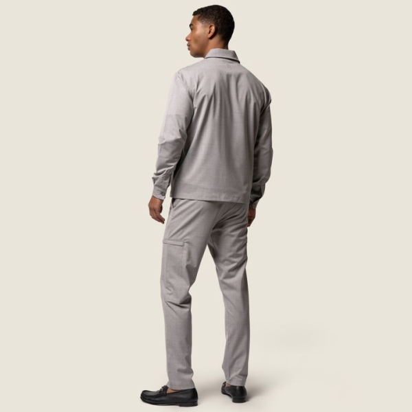 Duquezzi Wool Stretch Broek Beige