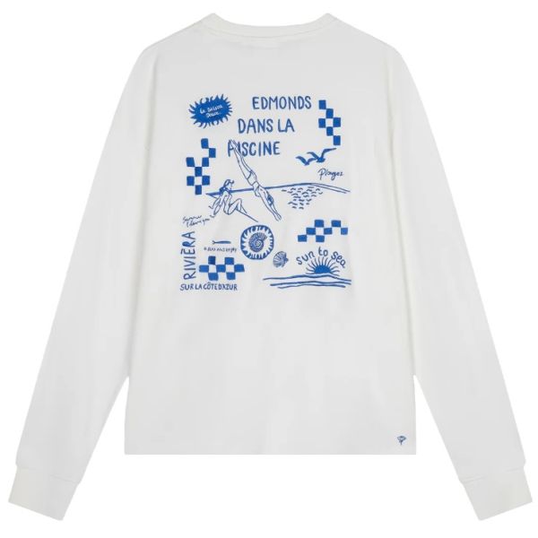 Edmonds La Piscine Longsleeve T-shirt Off White
