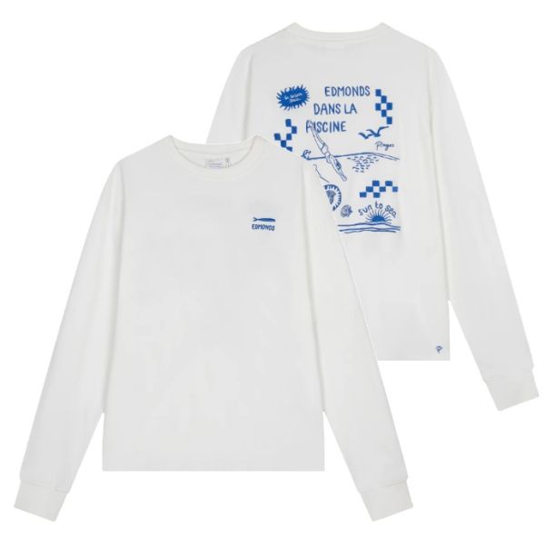 Edmonds La Piscine Longsleeve T-shirt Off White