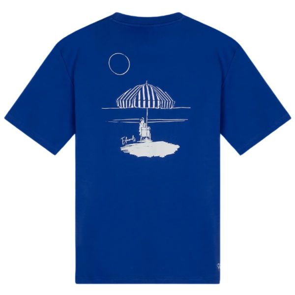 Edmonds Plage d'Edmond T-shirt Blauw