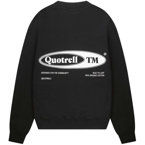 Quotrell Emblem Sweater Zwart