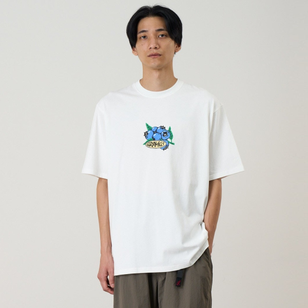 Gramicci Blueberry T-shirt Wit