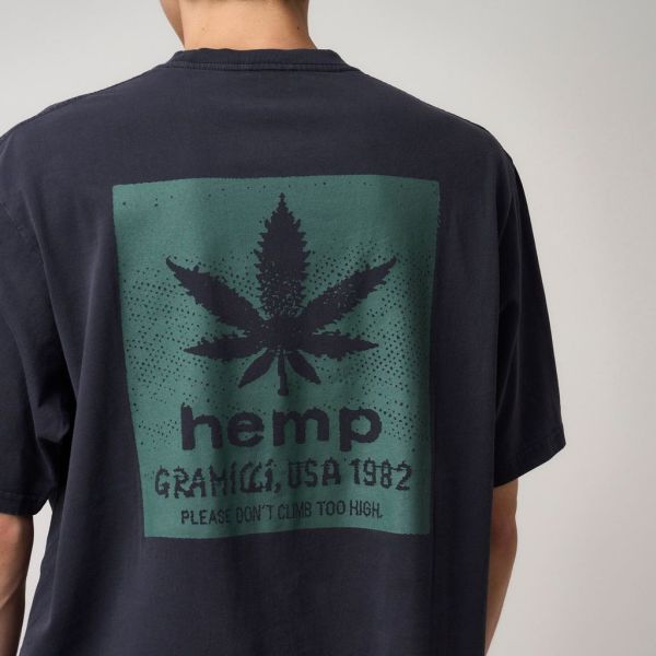 Gramicci Hemp T-shirt Navy