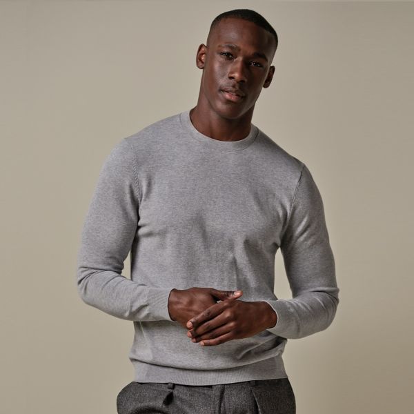 Profuomo Luxury Sweater Grijs