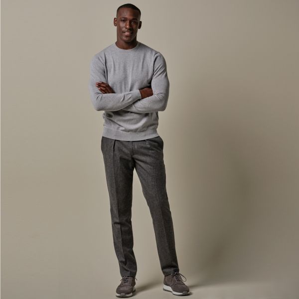 Profuomo Luxury Sweater Grijs