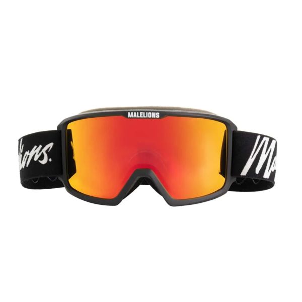 Malelions Ski Polar Pro+ Snow Goggles | Black/Orange