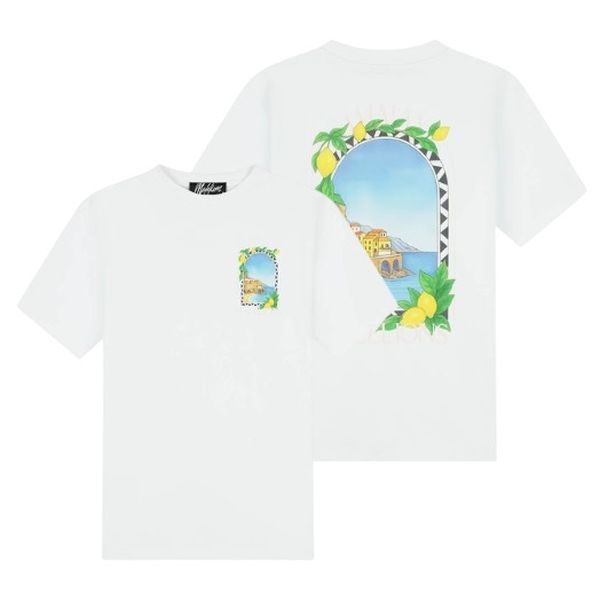 Malelions Amalfi Window T-shirt Wit